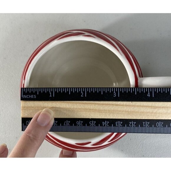 Starbucks Christmas Holiday 2013 Candy Cane Peppermint Stripe 12 oz Mug Cup Gift - Picture 9 of 9